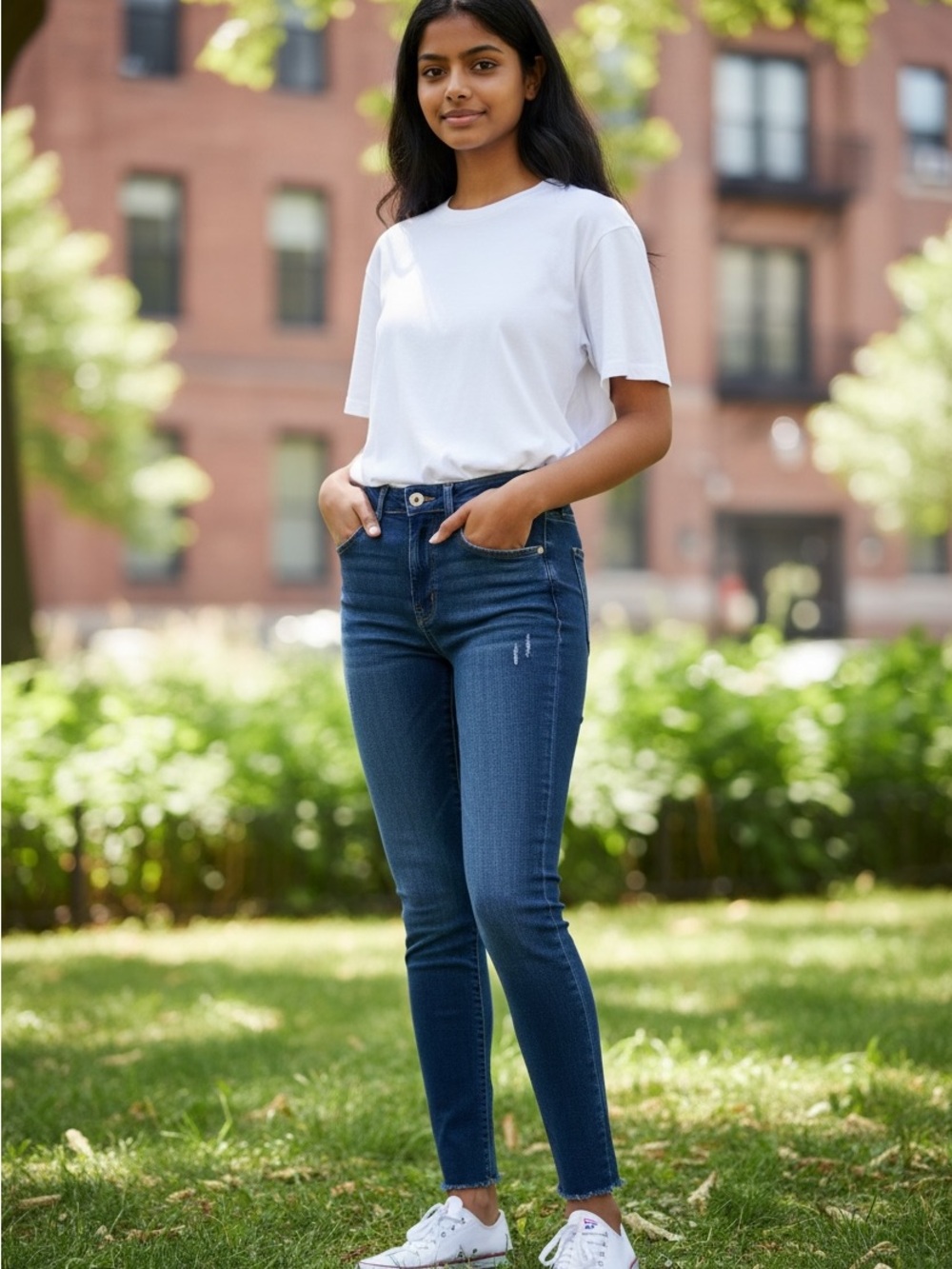 Good American Dark Blue Skinny Jeans